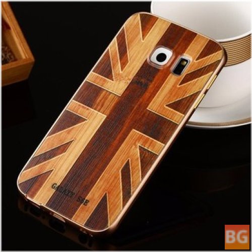 Gold Alloy Back Case for Samsung Galaxy S6 Edge