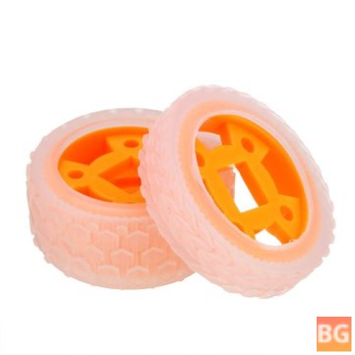 Tire for Smart Robot Chassis Car - Orange