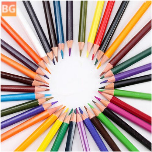 Wooden Pencil Set with 12 Colors