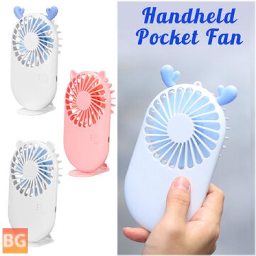 3-Gear Portable Fan with Rechargeable Battery - Summer Edition
