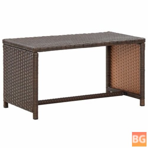 Table with Rattan Top and Legs