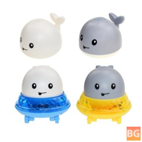Electric Whale Toy Water Spray Fun Toy - Children's Shower Bath Swimming Electric Sprinkler