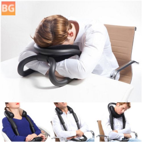 IdeaShow Car Office Nap Pillow - Black