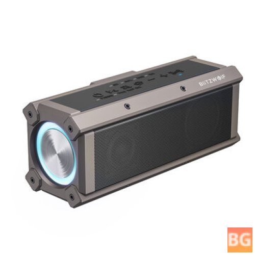 BlitzWolf BW-WA3 Bluetooth Speaker - Portable Speakers with Quad Drivers and RGB Light