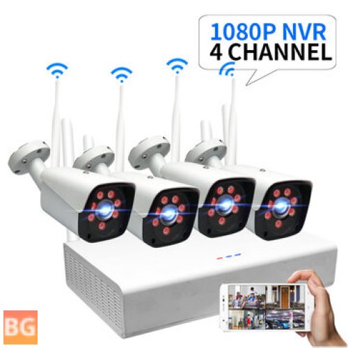 1080P Wireless Surveillance Camera System with GPS and 2.0MP
