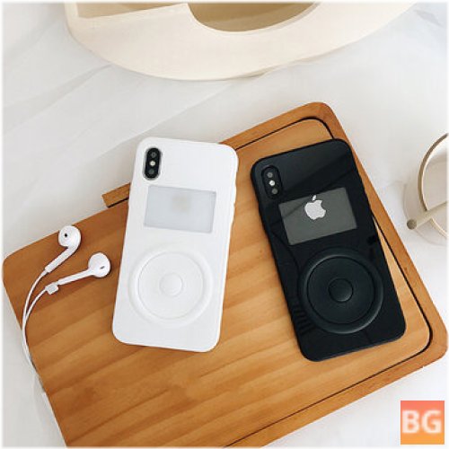 Window Shockproof Soft TPU Protective Back Cover for iPhone 6 / 6S / 7 Plus / 8 Plus