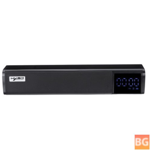 USB TV Sound Bar with Stereo Sound - Blue