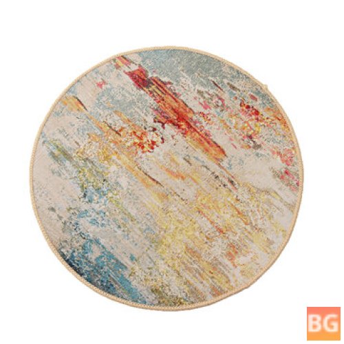Anti-Slip Circular Rug for Living Room, Bedside and Kitchen