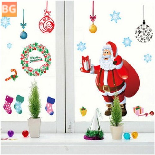 Santa's Tree Wall Decal