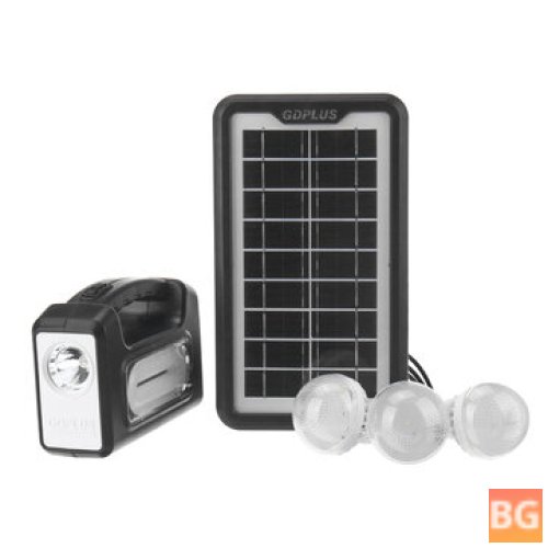 LED Light Solar Panel Generator - Home & Outdoor Lighting System