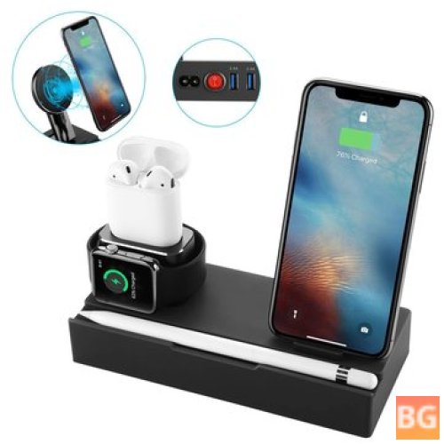 Qi Wireless Charger for iPhone/Samsung/Huawei/iPad/Apple Pencil/Apple Watch Series/Apple AirPods