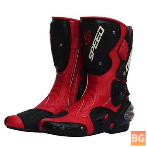 Motorcycle Boots with Leather Socks