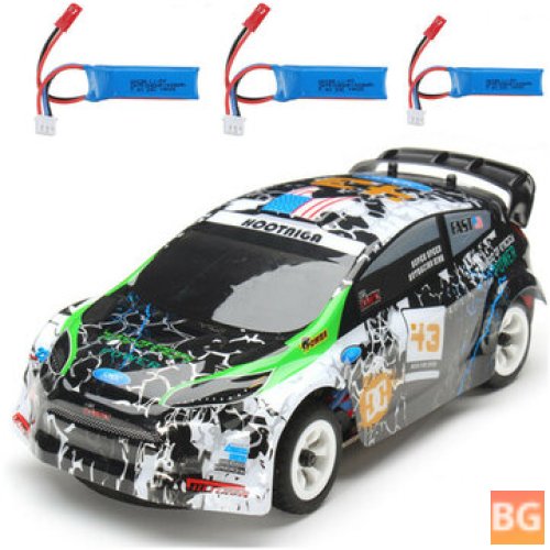 K989 3/Three Batteries 1/28 2.4G 4WD RC Car - Alloy Chassis