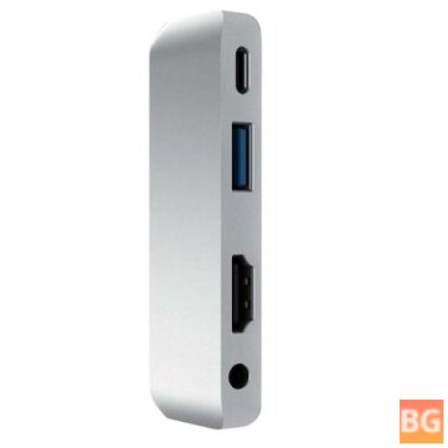 USB-C Hub with Charging, HDMI, USB 3.0, & Headphone Jack for iPad Pro