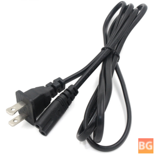 1.5m AC US C8 Plug Power Supply Adapter - Cable - Black