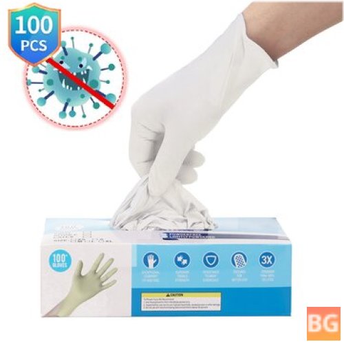 100-Piece Nitrile Disposable Gloves - Powder-Free, Latex-Free, Sterile