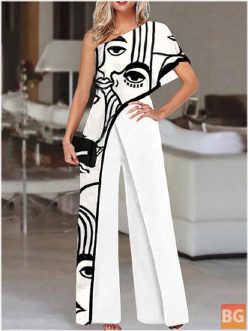 Pleated Strapless Summer Jumpsuit for Women