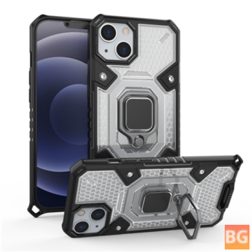iPhone 13/13 Pro/ 13 Mini/ 13/ Pro Max Hard Case with 360° Rotating Magnetic Ring Holder