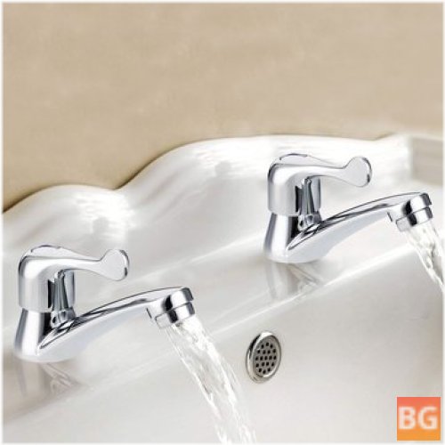 Water Mixer with Tap for Bathroom - Twin Basin & Sink