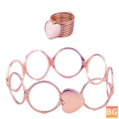 2 in 1 Dual Purpose Ring Bracelet with Stackable Configuration