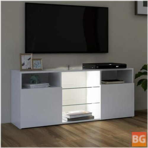 TV Cabinet with LED Lights - 47.2