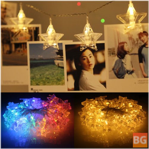 10 LED Fairy String Light with Photo Clips