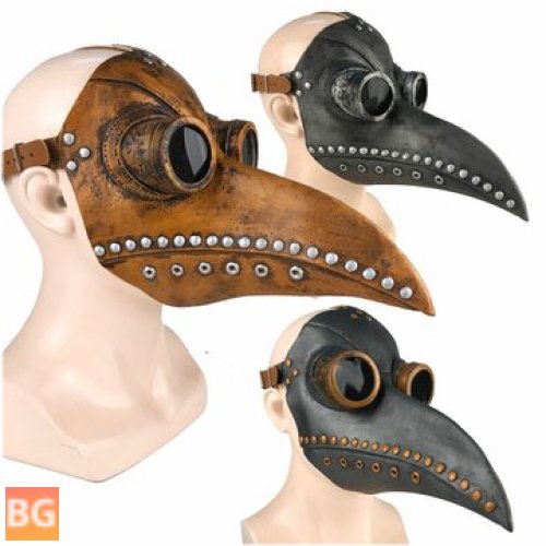 HalloweenCosplay Steampunk Plague Doctor Mask Bird Beak Props Retr Gothic Masks