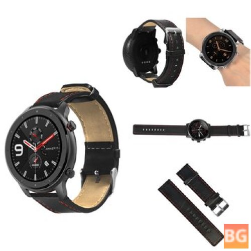 Watch Strap for 47mm Amazfit GTR Smart Watch - Red