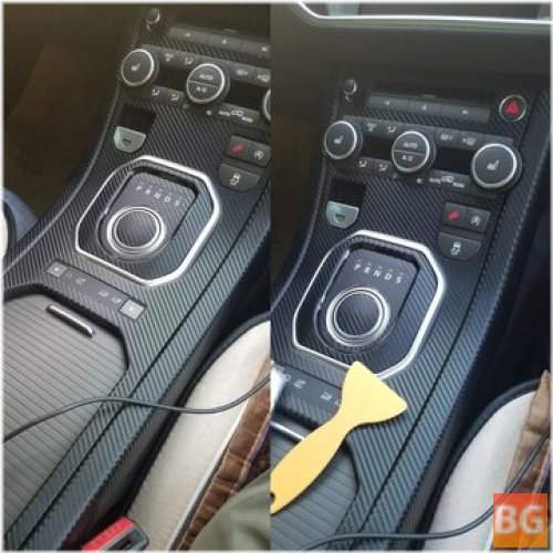 Car-Styling 3D 5D Carbon Fiber Auto Interior Center Console Change Color Molding Stickers For Range Rover Evoque Left Hand Drive