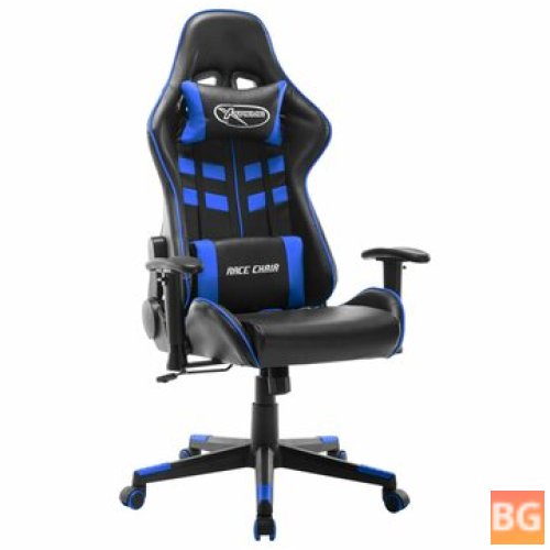 Gaming Chair - Artificial Leather Black and Blue