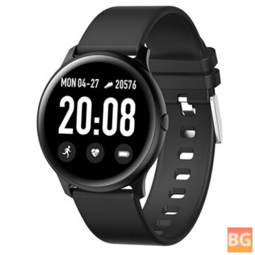 Bakeey Round Smart Watch with Heart Rate, Blood Pressure and Oxygen Monitor