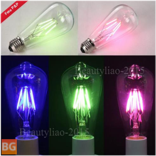 LED Globe Bulbs - 6W Screw - Colorful Light Lamp - Energy-Efficient AC220V