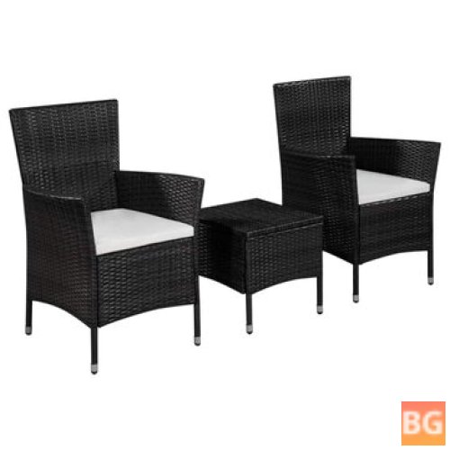 Bistro Set - Poly Rattan