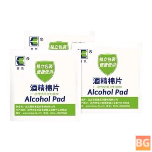 Cotton pads for mobile phone screen disinfection