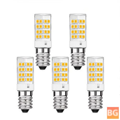 5-Pack LED Bulbs, 5W, Warm White, 40W Replacement, Non-Dimmable
