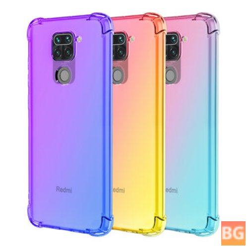 Shockproof and Translucent Gradient TPU Protective Case for Xiaomi Redmi Note 9 / Redmi 10X