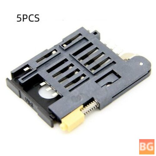 6Pin SIM Card Holder with Drawer and Card Slot