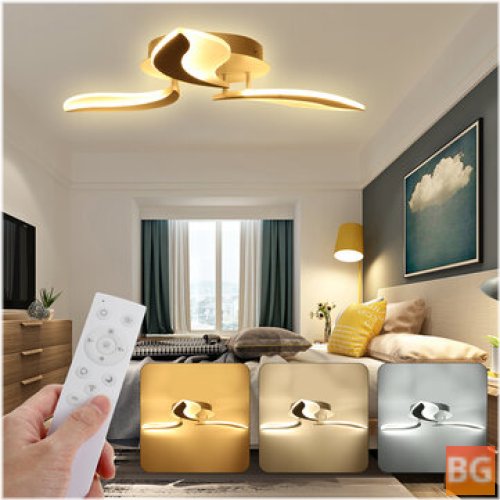 Modern Leaf Chandelier with 330 LEDs for Living and Bedroom Ceilings