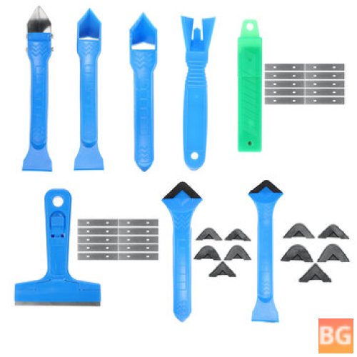 Scraper Tools for Removing Silicone from surfaces