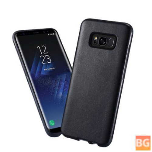 Soft TPU + PU Leather Cover for Samsung Galaxy S8 Plus