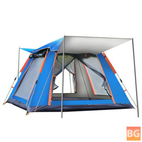 Set-up Tent for 4-5 People - UV Protected - Outdoor - Rainproof - Windproof - Camping - Tents