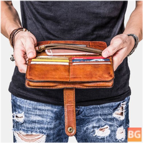 6.5 Inch PU Leather Money Clip Wallet for Men
