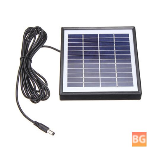 Solar Panel Charger for Vehicle - 5W 12V