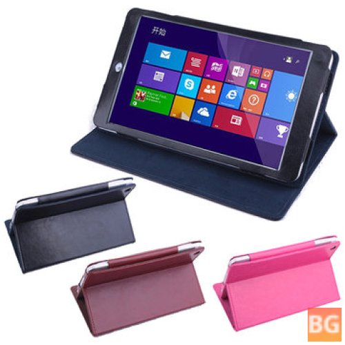 Leather Protective Case for Tablet with Stand