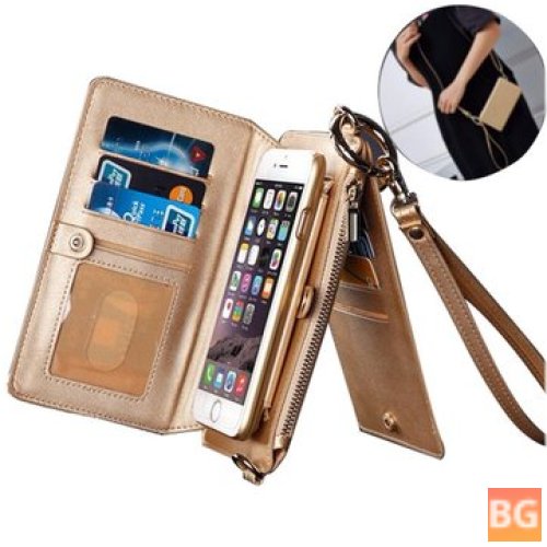 Wallet Holder for iPhone 6/6S - PU Leather