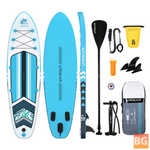 Urikar 10'6''*32''*6'' Inflatable Paddleboard with Stand and Accessories - Waterproof