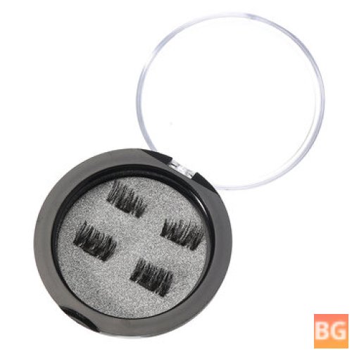 Thin False Lash Makeup with Magnet - Black