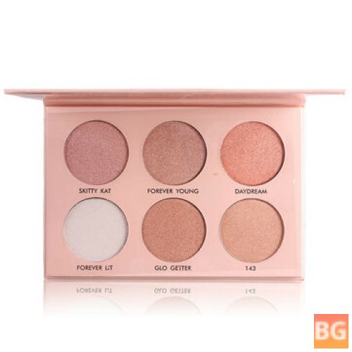 Highlighter Powder - 6 Colors - Shimmer Contour Mineral - Nude Makeup Cosmetic