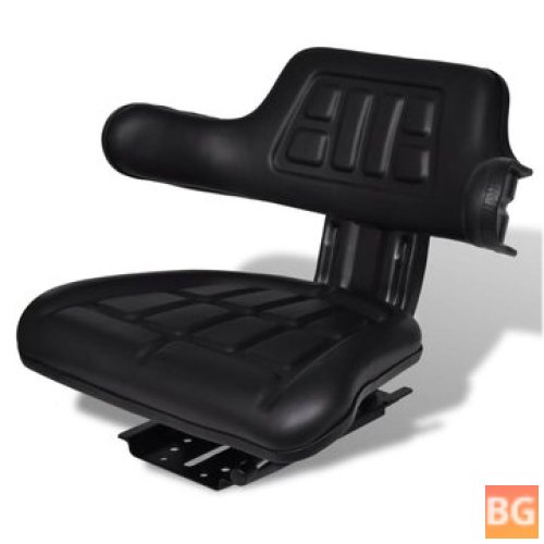 Tractor Seat with Backrest White