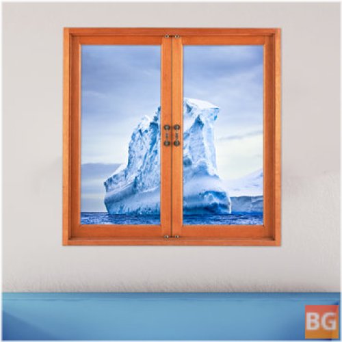 3D Iceberg Wall Decals